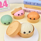 Kolorowa zabawka antystresowa Dumpling Squishy – powoli rosnąca piłka do dekompresji