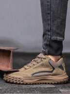 Męskie niezniszczalne bezpieczne buty robocze – ochronne sneakersy z stalowym noskiem, antypoślizgowe