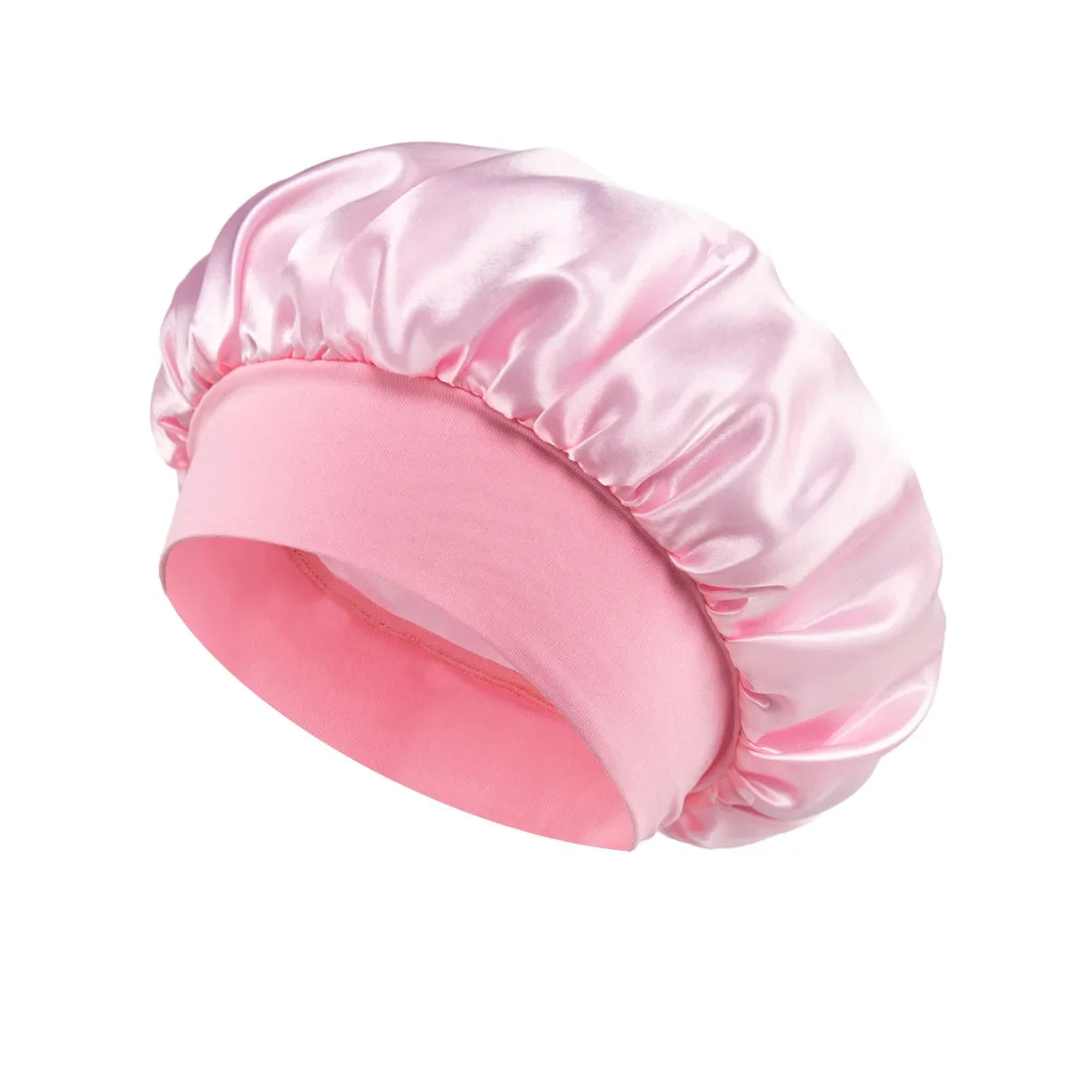 Dames satijnen haar bonnet – zijden slaapmuts met elastische band