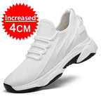 Men’s Height Increasing Sneakers – 10cm 8cm 6cm Elevator Casual Shoes