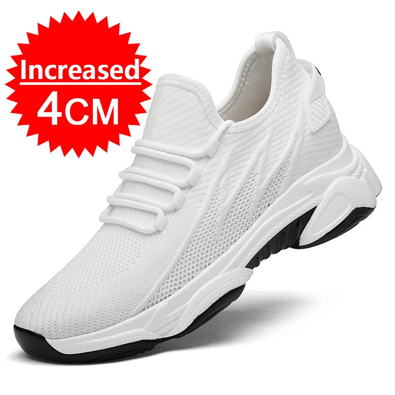Men’s Height Increasing Sneakers – 10cm 8cm 6cm Elevator Casual Shoes