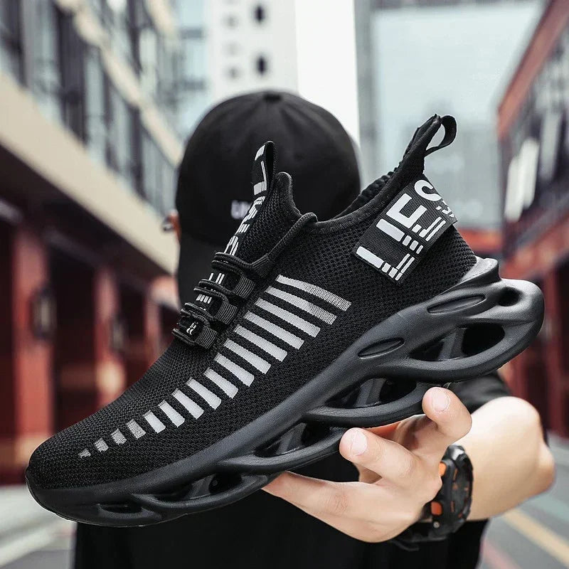 Unisex oddychające sneakersy do biegania – lekkie casualowe buty sportowe