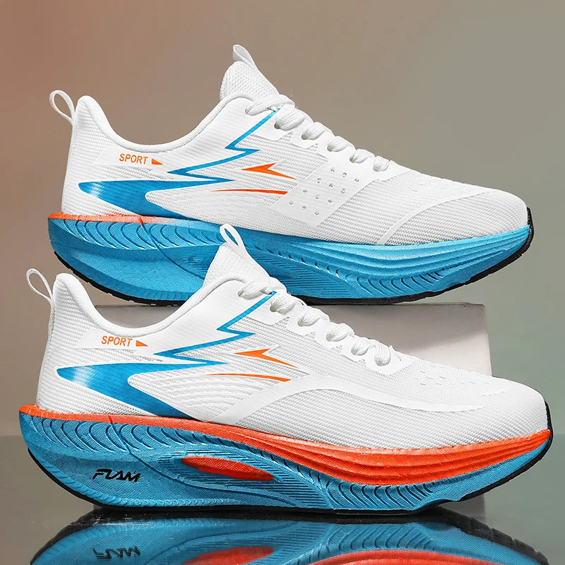 Męskie buty do biegania z karbonową płytką – lekkie sneakersy sportowe z poduszką powietrzną Główne zdjęcie produktu