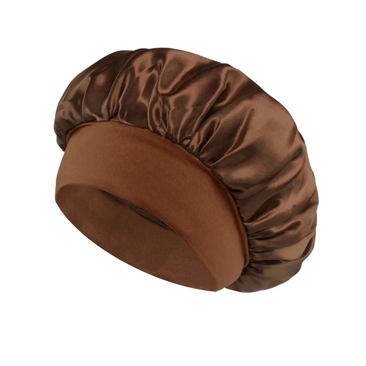 Dames satijnen haar bonnet – zijden slaapmuts met elastische band