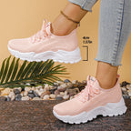 Damskie oddychające buty z siateczki – lekkie, casualowe buty do biegania i chodzenia