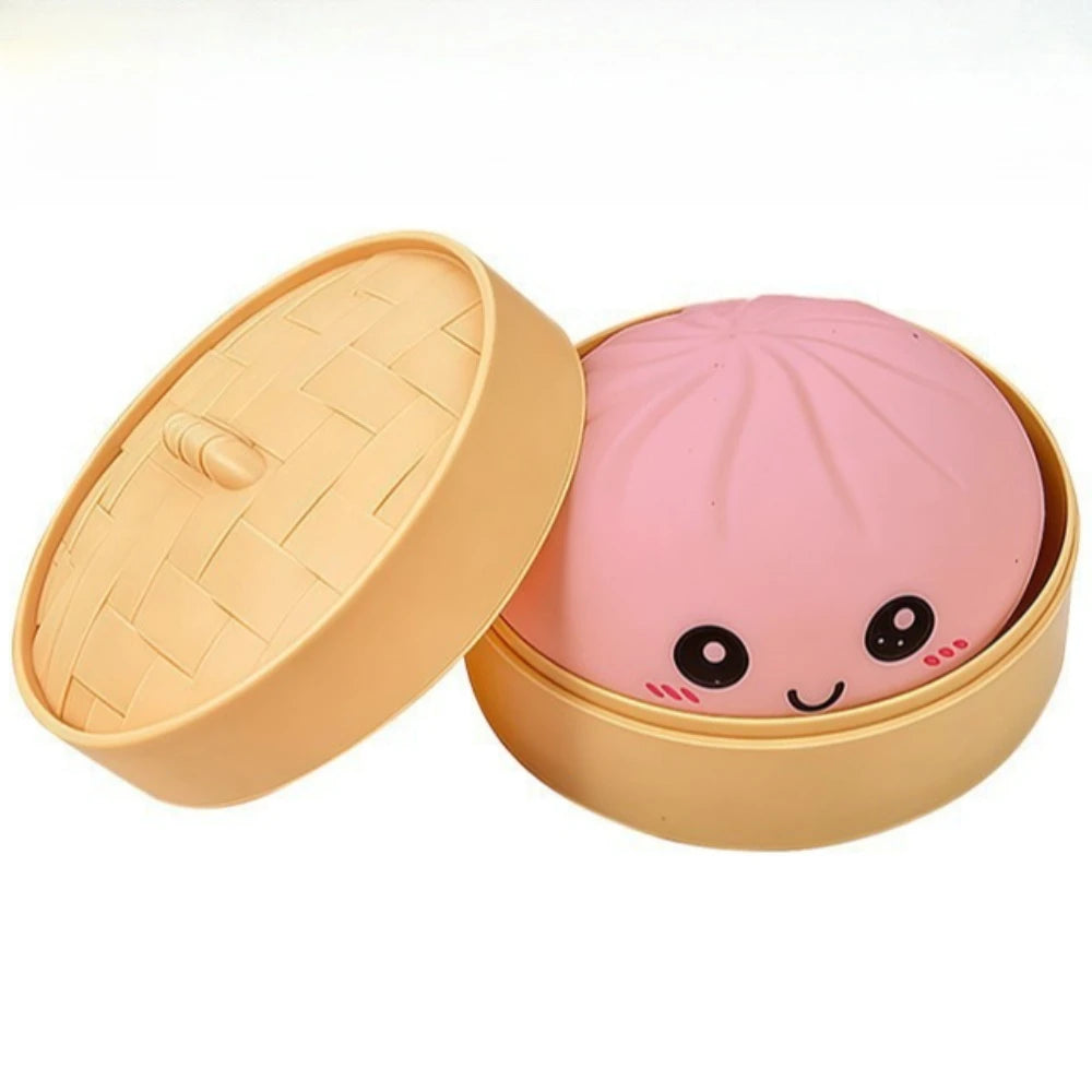 Kolorowa zabawka antystresowa Dumpling Squishy – powoli rosnąca piłka do dekompresji