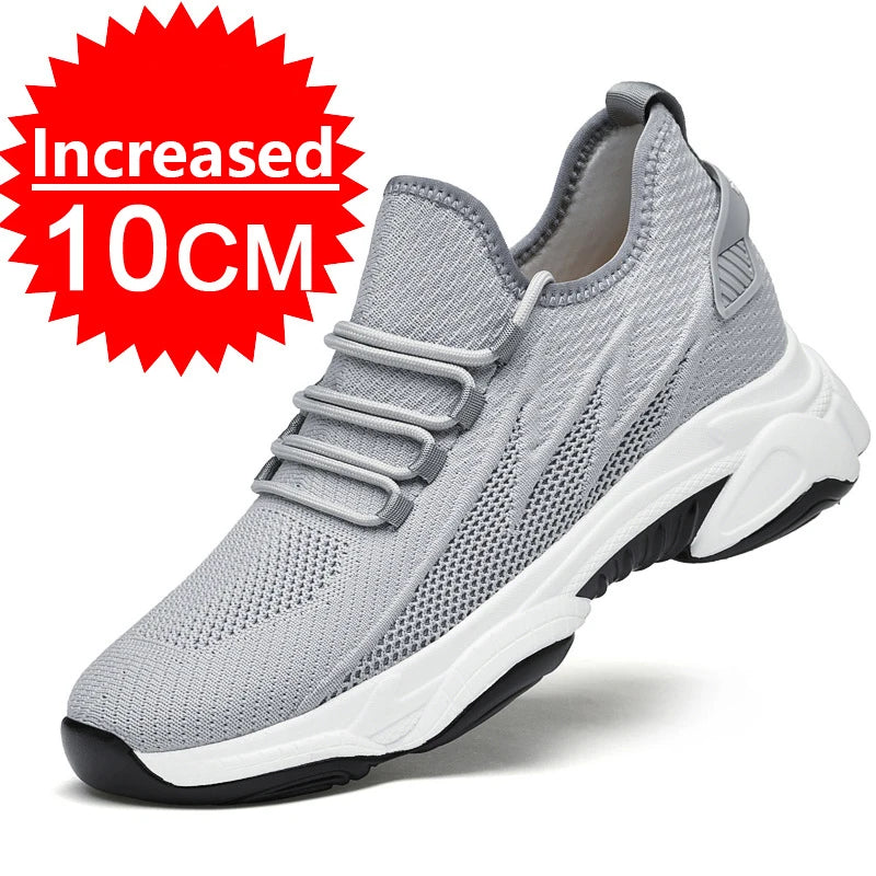 Men’s Height Increasing Sneakers – 10cm 8cm 6cm Elevator Casual Shoes