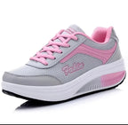 Damskie modne wulkanizowane sneakersy – lekkie buty na platformie do chodzenia