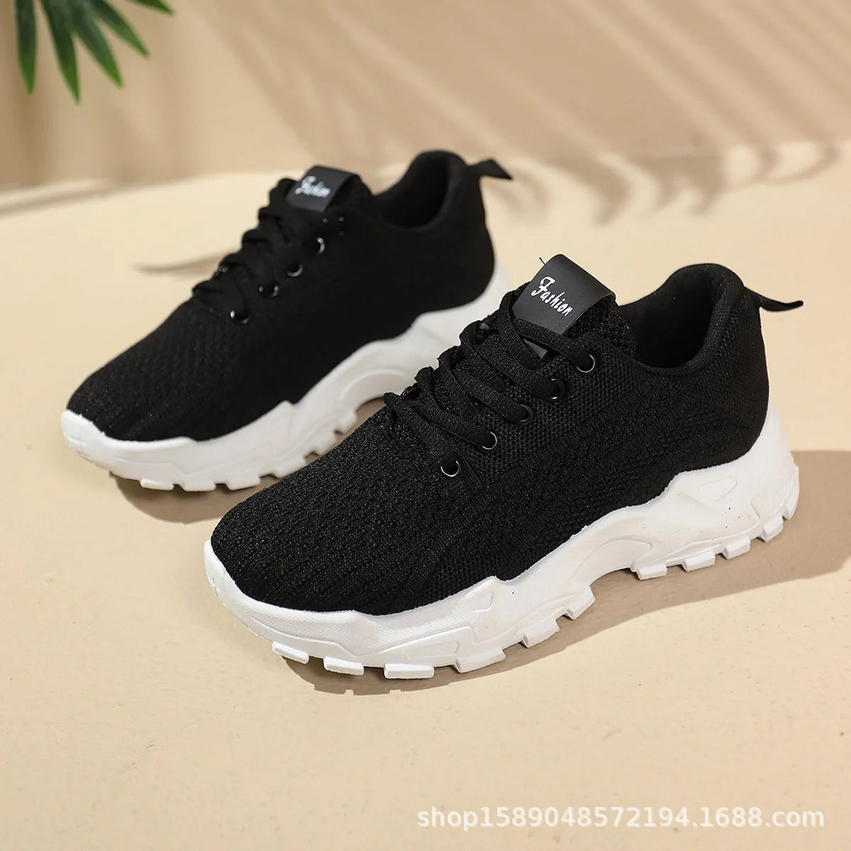 Damskie lekkie buty do biegania – oddychające siateczkowe sneakersy sportowe