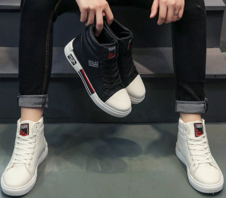 Męskie oddychające casualowe buty sportowe – lekkie sneakersy w stylu koreańskim