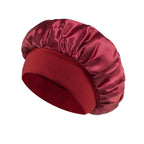 Dames satijnen haar bonnet – zijden slaapmuts met elastische band