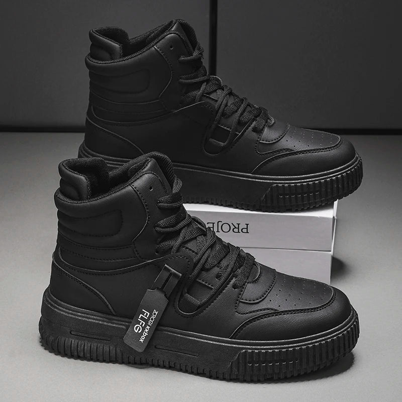 Miejskie wysokie casualowe sneakersy dla mężczyzn i kobiet Drugie zdjęcie produktu