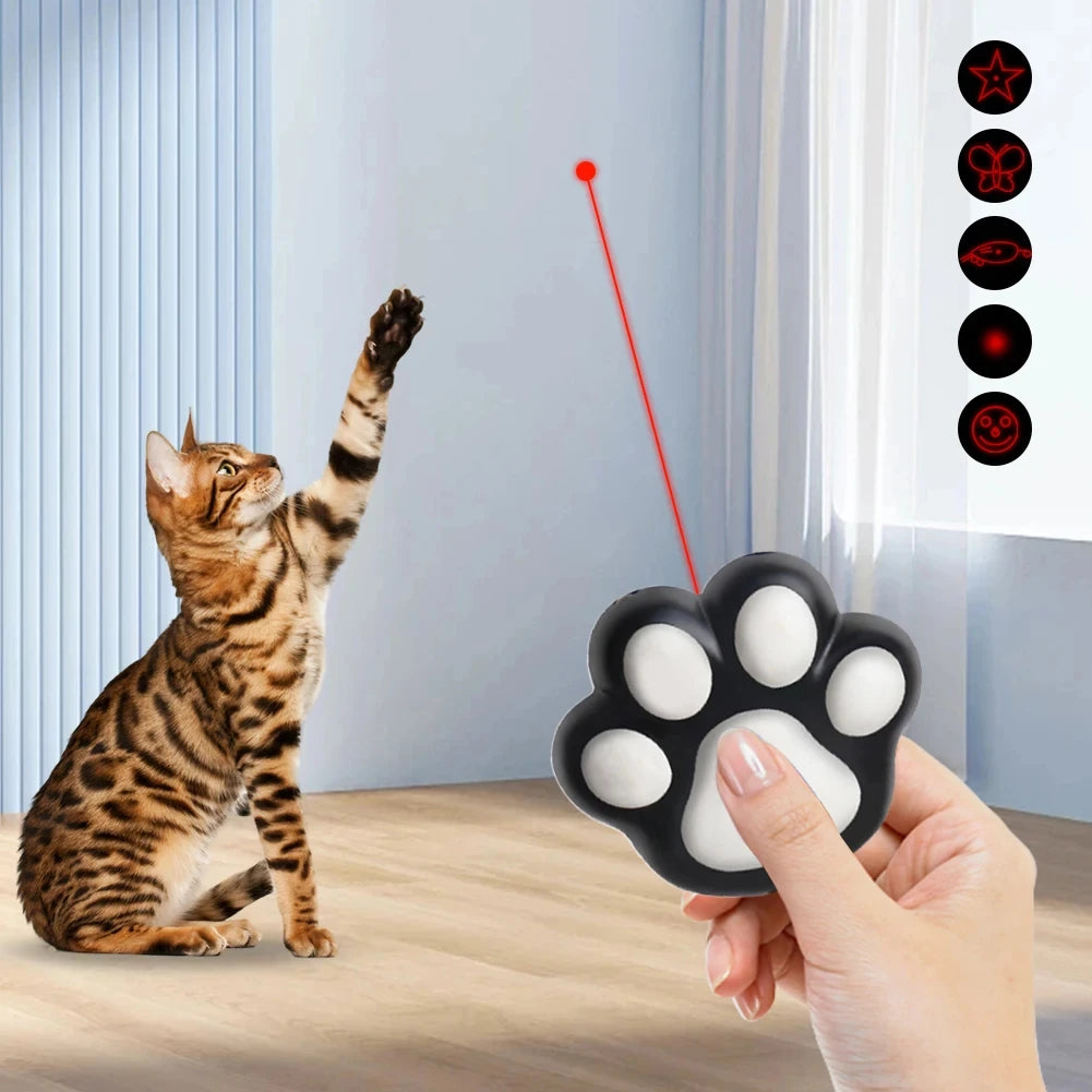 Tragbares wiederaufladbares Laser-Haustierspielzeug für Bewegung & Stimulation Zweitbild
