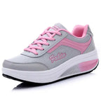 Damskie modne wulkanizowane sneakersy – lekkie buty na platformie do chodzenia