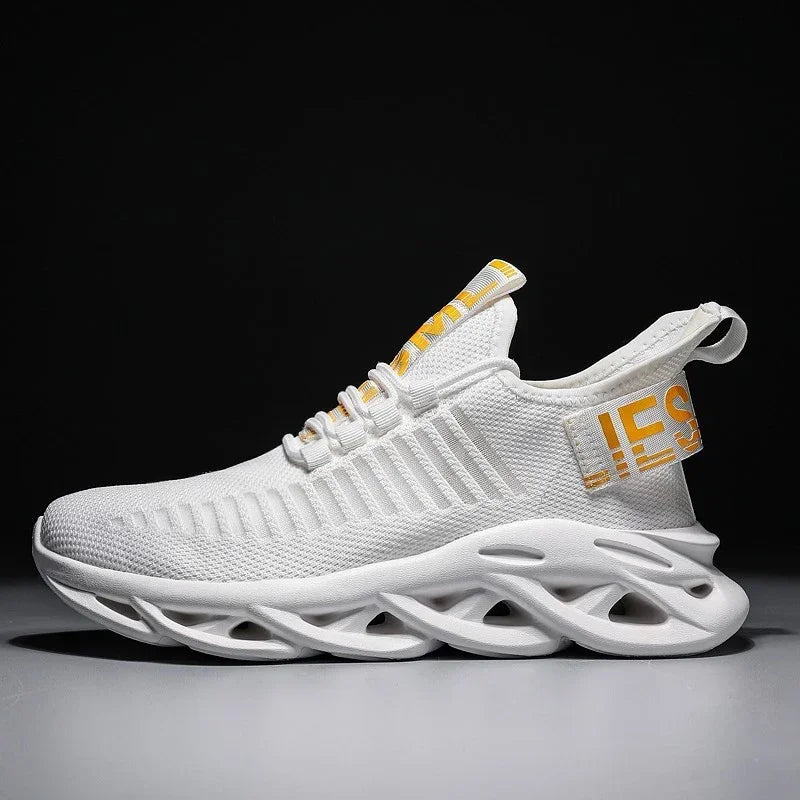 Unisex oddychające sneakersy do biegania – lekkie casualowe buty sportowe