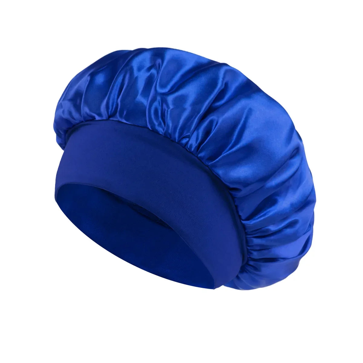 Dames satijnen haar bonnet – zijden slaapmuts met elastische band