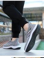 Męskie oddychające siateczkowe buty sportowe – lekkie casualowe sneakersy do biegania