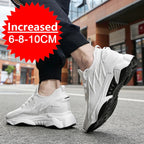 Men’s Height Increasing Sneakers – 10cm 8cm 6cm Elevator Casual Shoes