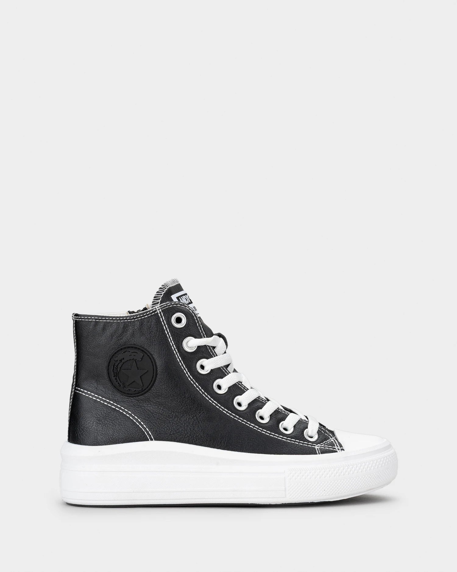 Unisex wysokie sneakersy z płótna – oddychające casualowe buty na sznurowadła dla mężczyzn i kobiet