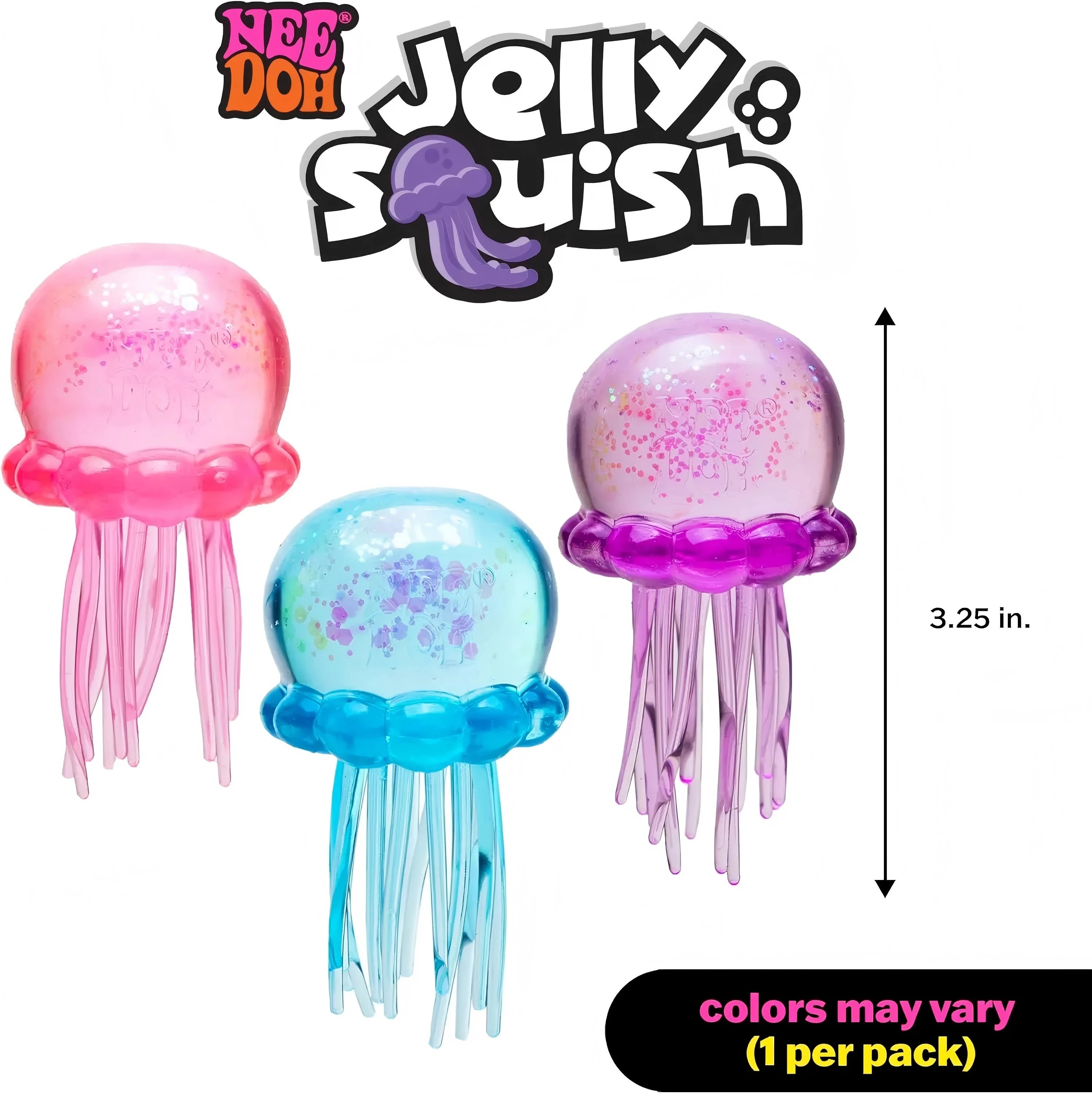 Zabawka antystresowa NeeDoh Jellyfish & Cube Squishy