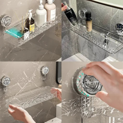 RackLuxury™ è una mensola da bagno che può essere installata senza forare - Immagine del prodotto