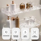 RackLuxury™ è una mensola da bagno che può essere installata senza forare - Immagine del prodotto
