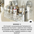RackLuxury™ è una mensola da bagno che può essere installata senza forare - Immagine del prodotto