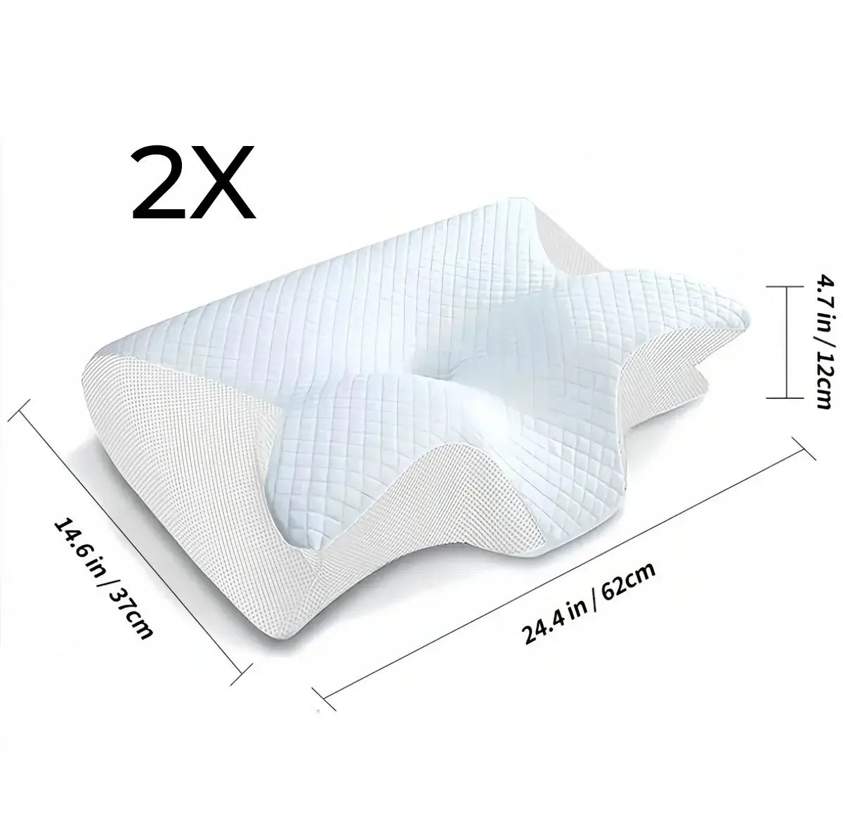 SleepPro™ Ergonomic Cervical Support Pillow